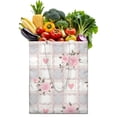 thumbnail image 1 of Country Floral Foldable Grocery Bag - Large Capacity & Compact Design Tote, 1 of 6