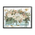 thumbnail image 1 of Country Floral Planter Arrangement Botanical & Floral Graphic Art Black Framed Art Print Wall Art, 1 of 7