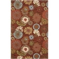 thumbnail image 1 of Country & Floral Rug - Blossom Wool Pile -Red/Multi-Color:Red/Multi,Design:Country & Floral,Shape:Rectangle,Size:8'LX5'W, 1 of 2