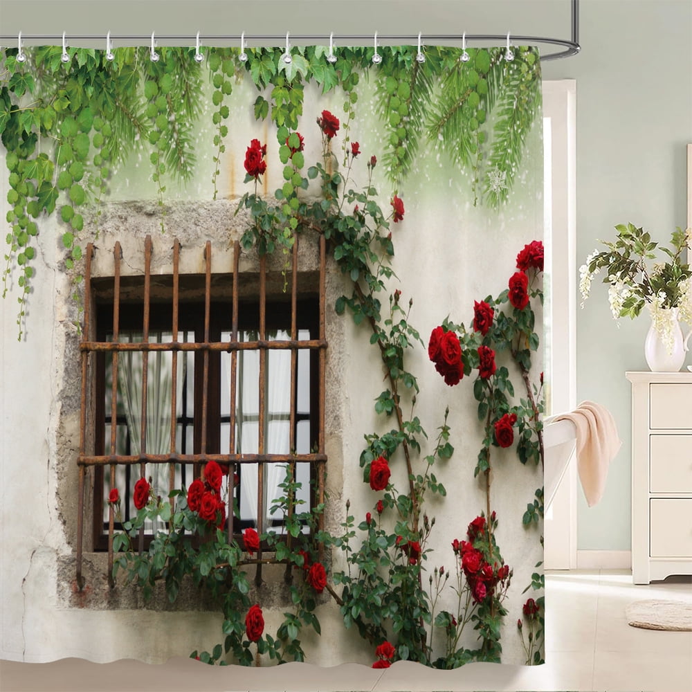 Country Garden Natural Flowers Scenery 3D Print Polyester Fabric ...