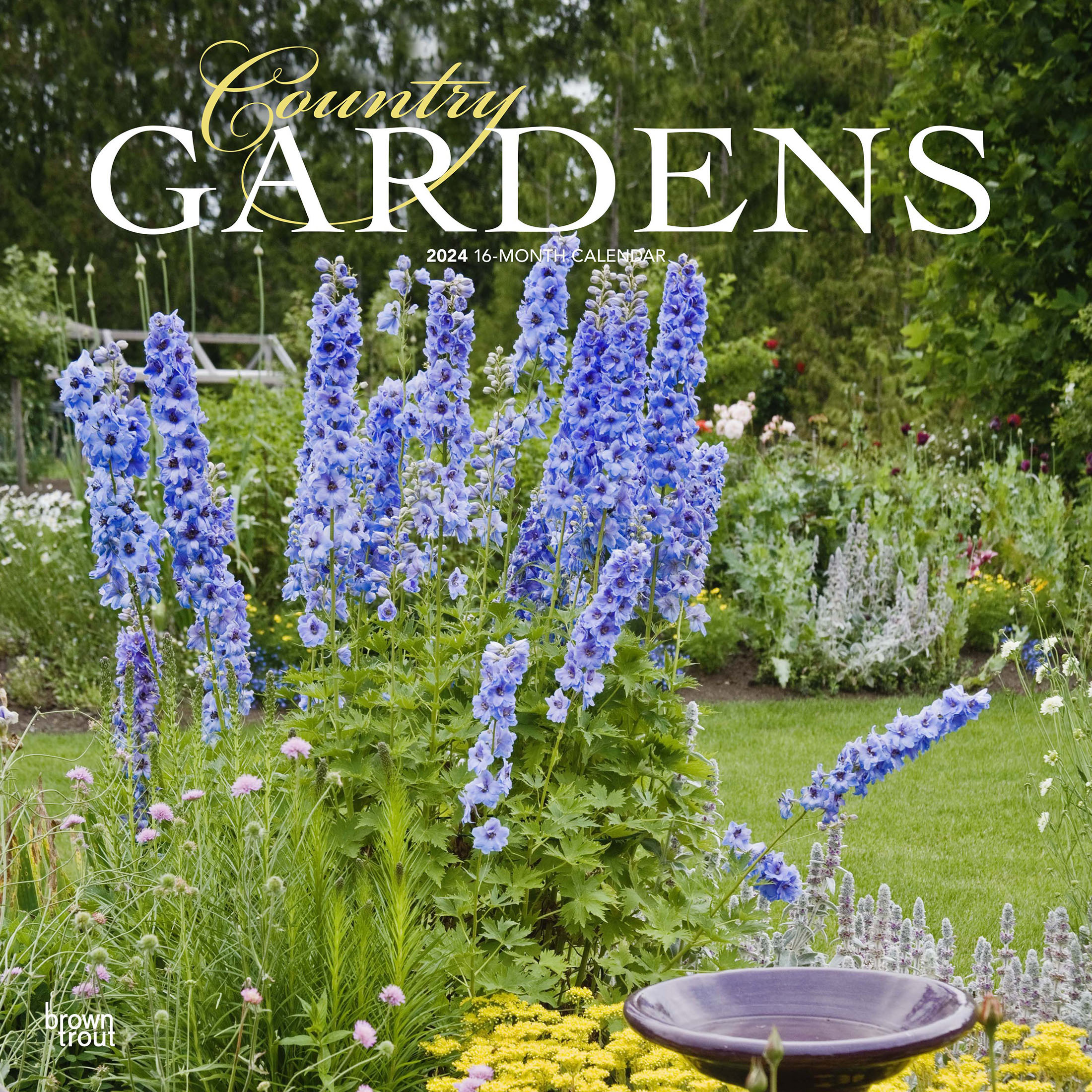 Country Gardens 2024 12x24 quot (Hanging) Square Wall Calendar Country Gardens 2024 12x24 quot (Hanging) Square Wall Calendar