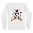 thumbnail image 1 of Country Ghost Howdy Long Sleeve Shirt Unisex 3X-Large White, 1 of 5