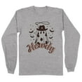 thumbnail image 1 of Country Ghost Howdy Long Sleeve Shirt Unisex Large Grey, 1 of 5