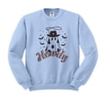 thumbnail image 1 of Country Ghost Howdy Sweatshirt Unisex Medium Light Blue, 1 of 5