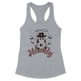 thumbnail image 1 of Country Ghost Howdy Tank Top Fitted Racerback Women's 2X-Large Heather Grey, 1 of 5