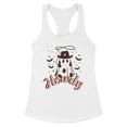 thumbnail image 1 of Country Ghost Howdy Tank Top Fitted Racerback Women's Large White, 1 of 5