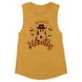 thumbnail image 1 of Country Ghost Howdy Women's Muscle Tank 2X-Large Antique Gold, 1 of 5