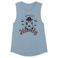 thumbnail image 1 of Country Ghost Howdy Women's Muscle Tank Small Stonewash Denim, 1 of 5