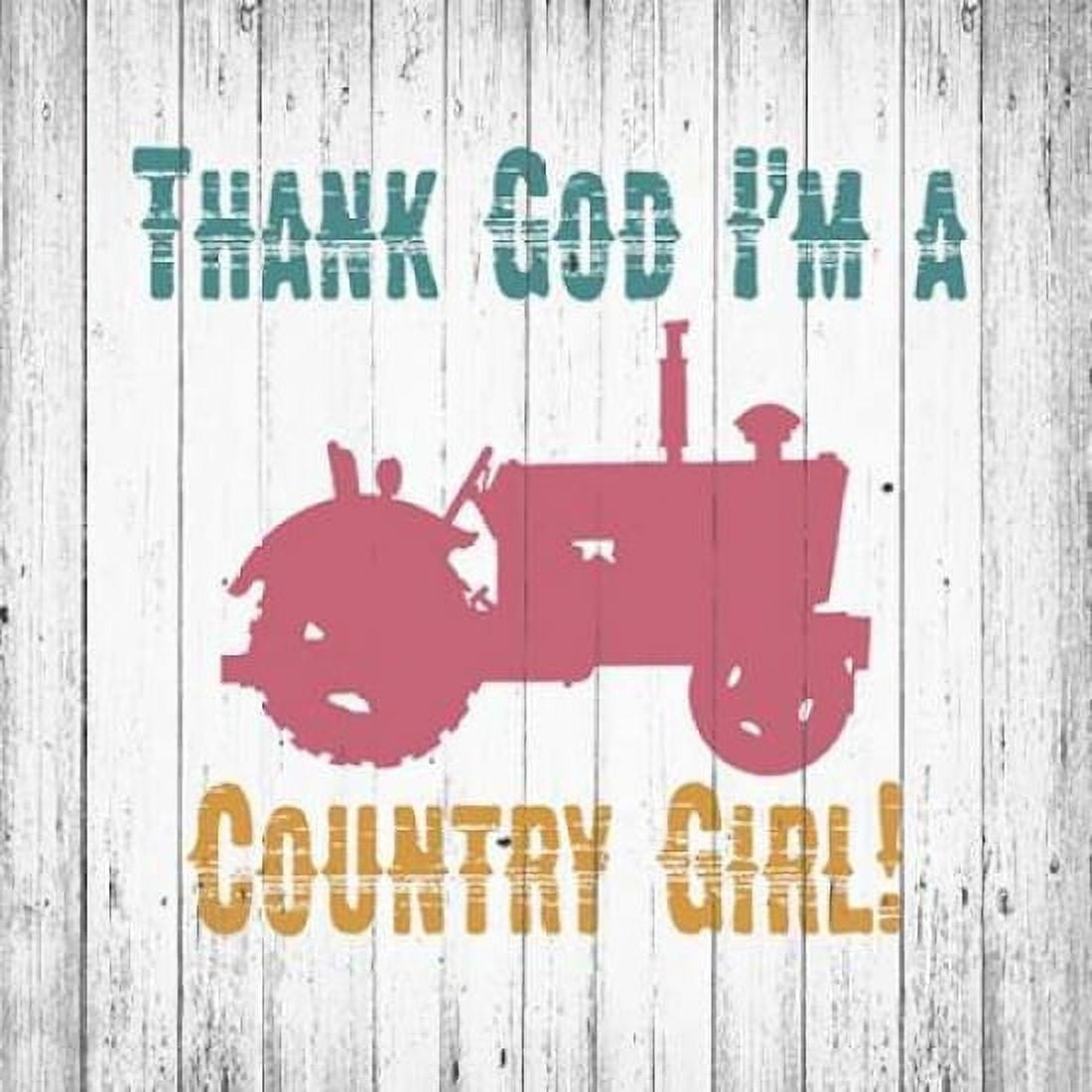 Country Girl Canvas Art - Alicia Soave (24 x 24)