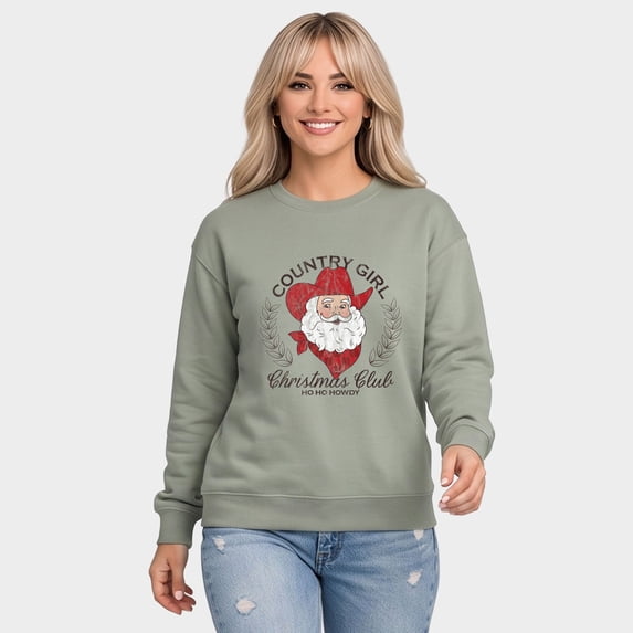 Country Girl Christmas Club - Women's Graphic Sweatshirt