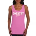 thumbnail image 1 of Country Girl Logo Women's Tank Top Western Rodeo Style Southern Pride Cowgirl Rustic Feminine Farm Life Ranch, 1 of 7