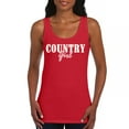 thumbnail image 1 of Country Girl Logo Women's Tank Top Western Rodeo Style Southern Pride Cowgirl Rustic Feminine Farm Life Ranch, 1 of 7