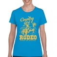 thumbnail image 1 of Country Girl Rodeo T-Shirt Vintage Cowgirl Women's Tee, 1 of 7