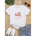 thumbnail image 1 of Country Glow Holly Dolly Country Holiday Southern Charm Festive Unisex T-Shirt up to size 5XL, 1 of 2