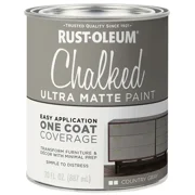Country Gray, Rust-Oleum Chalked Ultra Matte Chalk Paint, Quart