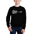 thumbnail image 1 of Country Guitar - Boy's Word Art Crewneck Sweatshirt, 1 of 3