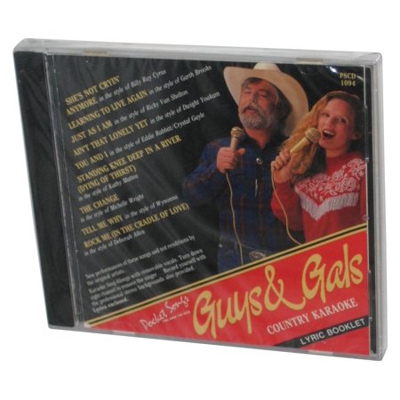 Country Guys & Gals Karaoke Audio Music CD