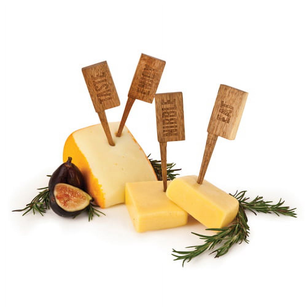 Country Home Wooden Cheese Markers