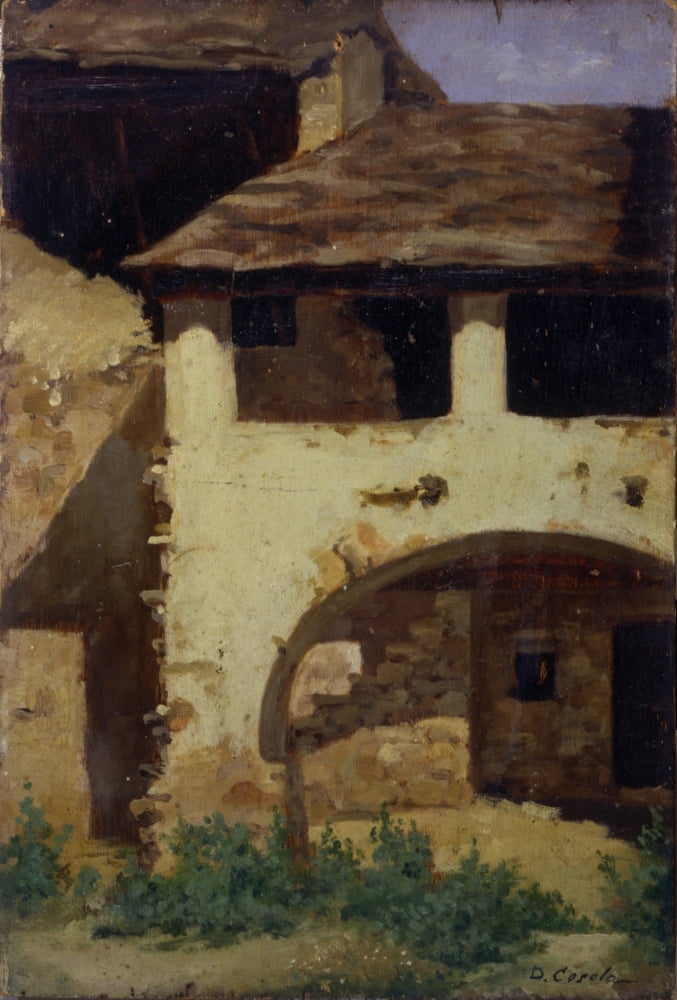 Country House (Casa Di Campagna) Canvas Art - (24 x 36)