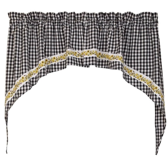 Country House Collection 33109 Flowers 'N' Bees Swag, 36 inches