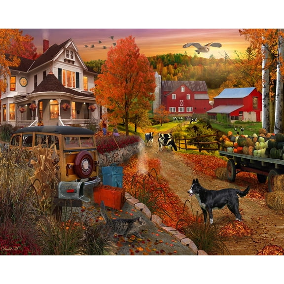 Country Inn & Farm Jigsaw Puzzle 1000 Puzzle