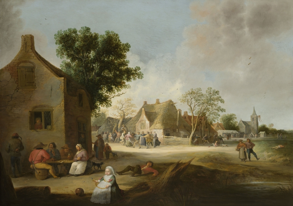 Country Kermis Canvas Art - (36 x 24)