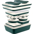 thumbnail image 1 of COOK WITH COLOR Cookware & Bakeware Set, Nonstick Stackable Design, Sage, 13-Piece, 1 of 9
