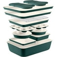 thumbnail image 1 of Country Kitchen Nonstick Cookware and Bakeware Set with Stackable Design, Sage, 13-Piece, 1 of 9
