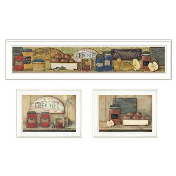 Country Kitchen By Pam Britton Printed Wall Art Wood Multi-Color