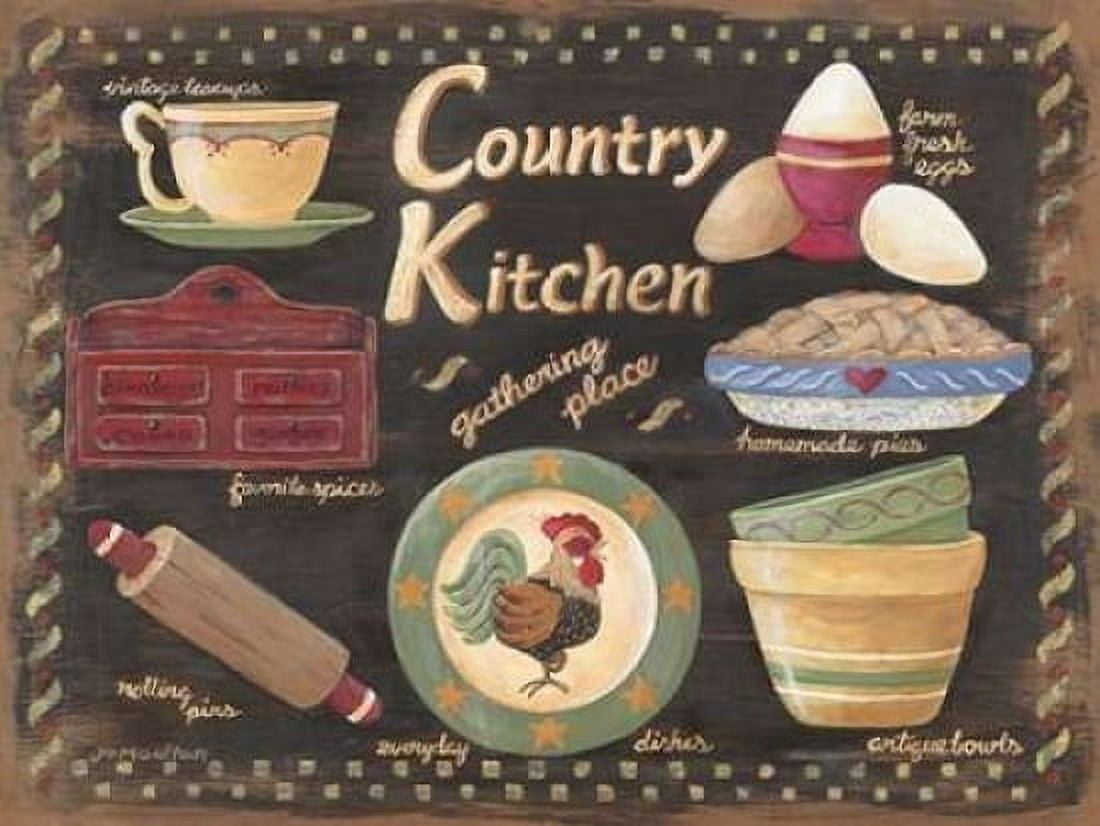 Country Kitchen Canvas Art - Jo Moulton (18 x 24)