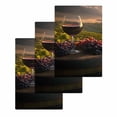 thumbnail image 1 of Country Kitchen Dish Towels for Drying Dishes Set of 3, Grapes Casks Wine Farmhouse Waffle Weave Microfiber Terry Hand Tea Bathroom Towels Quick Dry & Absorbent Towel 15.7x23.6, 1 of 7
