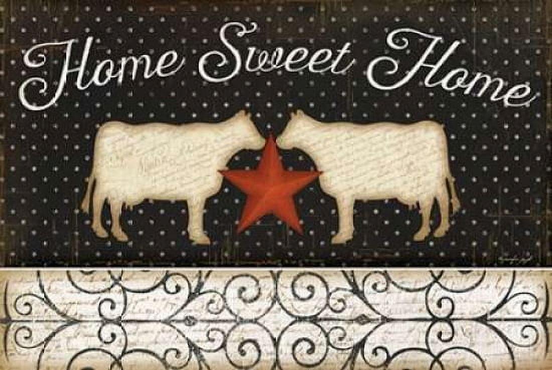 Country Kitchen - Home Sweet Home Canvas Art - Jennifer Pugh (24 x 36)