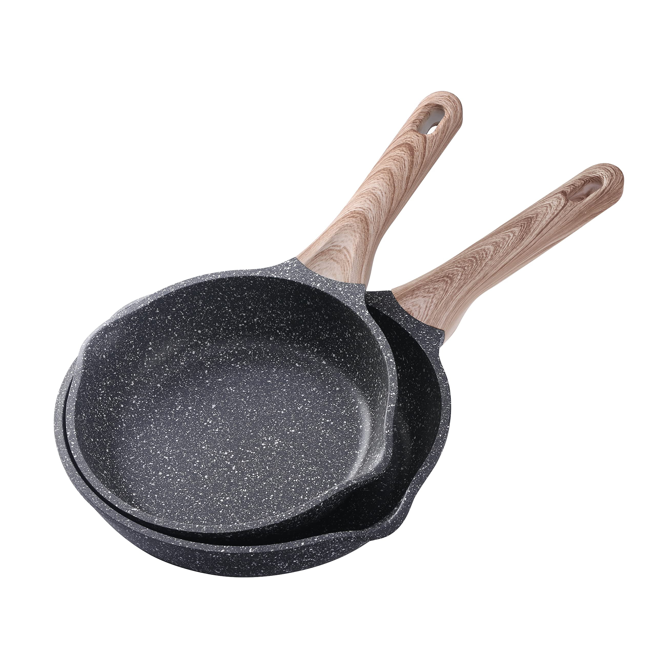 Country Kitchen Skillet Set Cookware, 2 Piece Nonstick Cast Aluminum ...