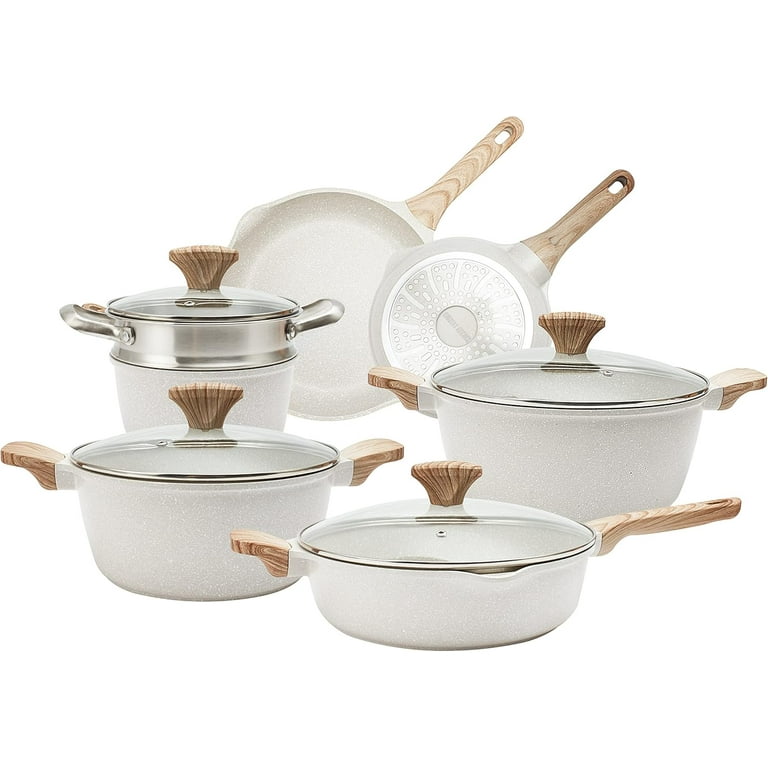 Country Kitchen Nonstick 11 Piece Cooking Home Cookware Set Pots and Pans Walmart