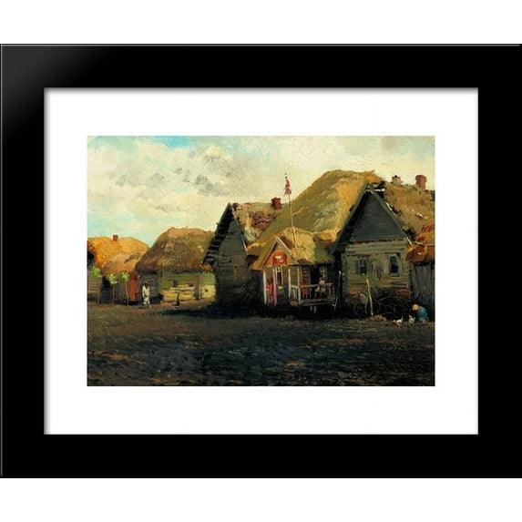 Country Landscape 20x24 Framed Art Print by Makovsky, Konstantin
