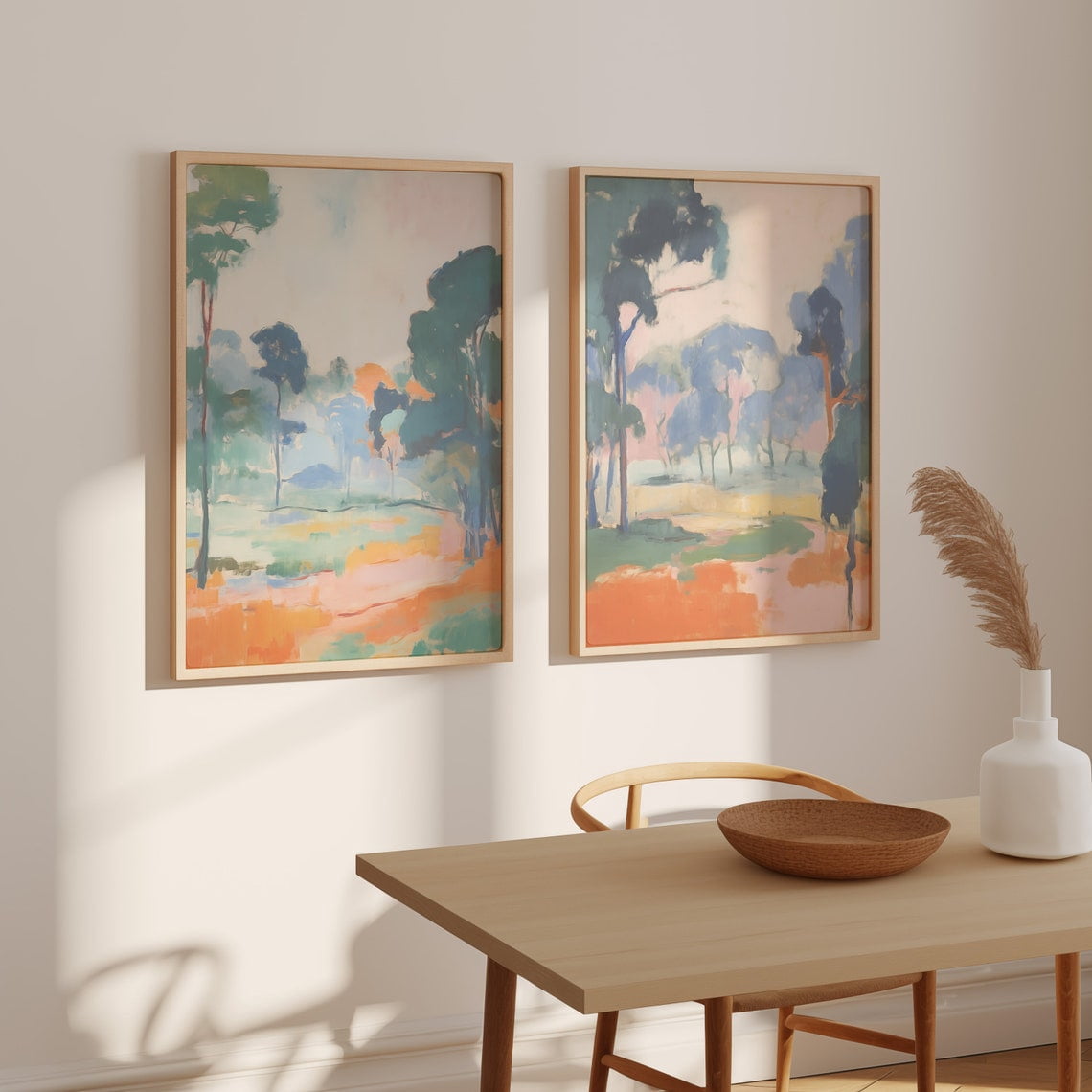Country Landscape Prints Set Of 3, French Village Wall Art - Walmart.com
