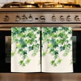 thumbnail image 1 of Country Leaves Kitchen Towels Set of 3, Spring Green Leaf Branches Vine Botanical Absorbent Dish Towels for Kitchen, Microfiber Hand Towel, Quick Drying Tea Towel for Cleaning Decorative Dishcloths, 1 of 7