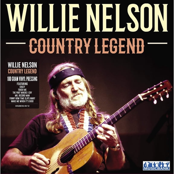 Willie Nelson Country Legend (Vinyl Record)