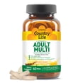 thumbnail image 1 of Country Life Adult Chewable Multivitamin with Coenzyme B-Vitamins, Antioxidants, Minerals, Pineapple-Orange Flavor - Supports Energy Metabolism and Immune Health, Gluten Free - 60 Wafers, 1 of 7