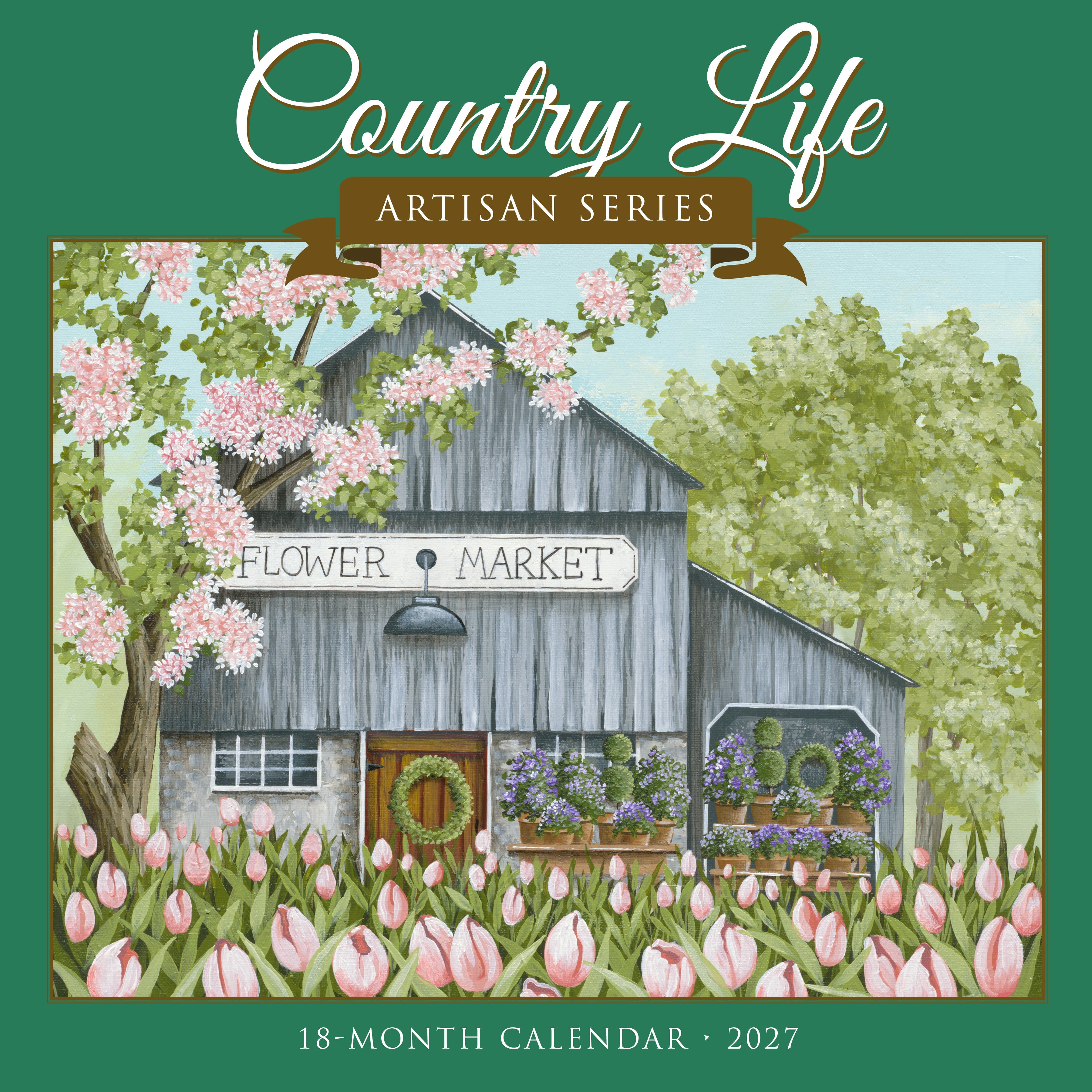 Willow Creek Press, Country Life - Artisan Series 2027 Wall Calendar