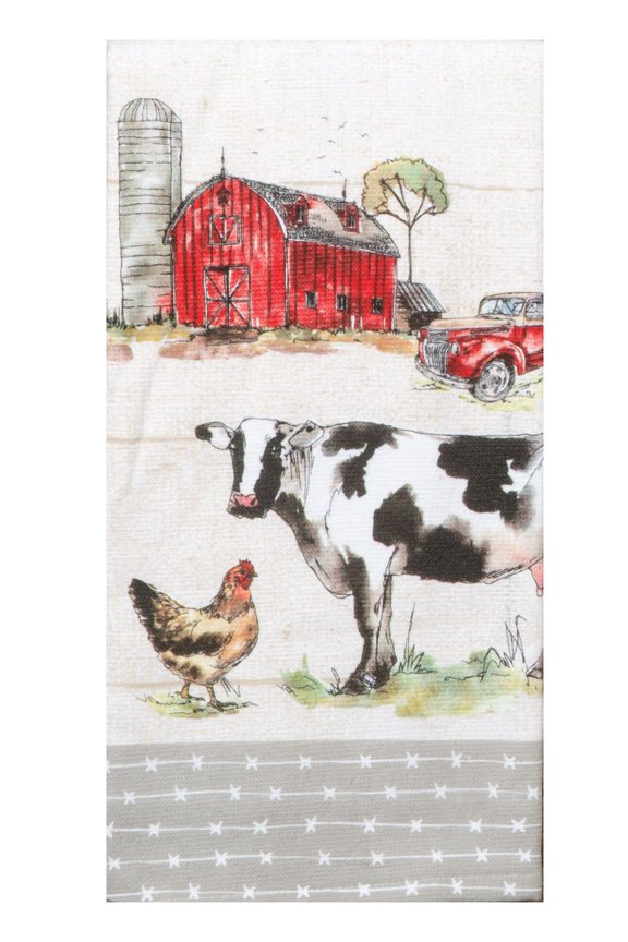 Country Life Dual Purpose Dish Towel, 16 x 26, Various