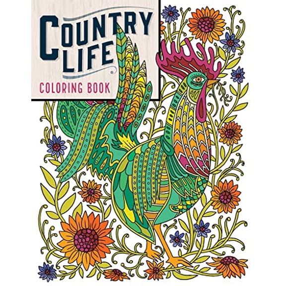 Pre-Owned Country Life Coloring Book - Paperback