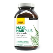 Country Life, Maxi-Hair Plus Biotin, Supports Healthy Hair, Skin and Nails, Daily Supplement, 240 ct
