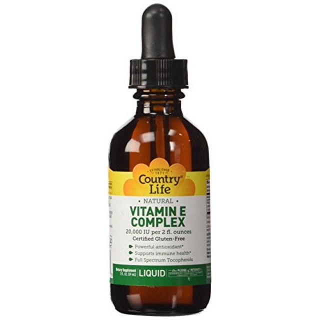 Country Life Vitamin E Complex Liquid, 2 Fl oz