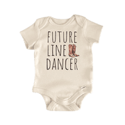 Country Line Dancer Newborn Baby Bodysuit