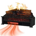 thumbnail image 1 of Country Living 27 inch Electric Log Set | 1000 Sq Ft Heater - Log Insert with Infrared Flames, 1 of 8