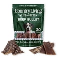 thumbnail image 1 of Country Living 6” Gullet Flats Dog Treats – 20 Count Bag, 1 of 6
