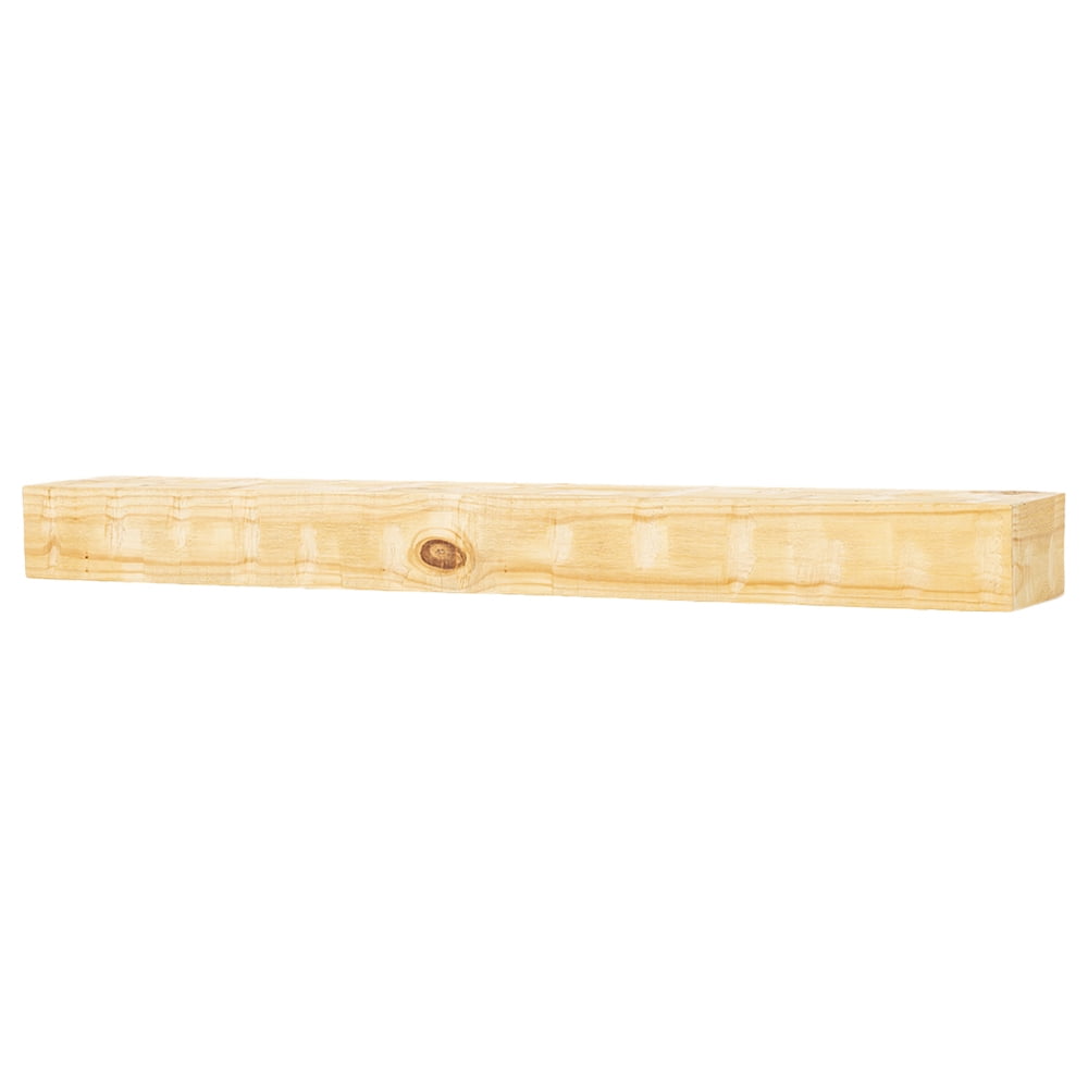 Bodie 60 inch Matte Clear Pine Fireplace Mantel Shelf