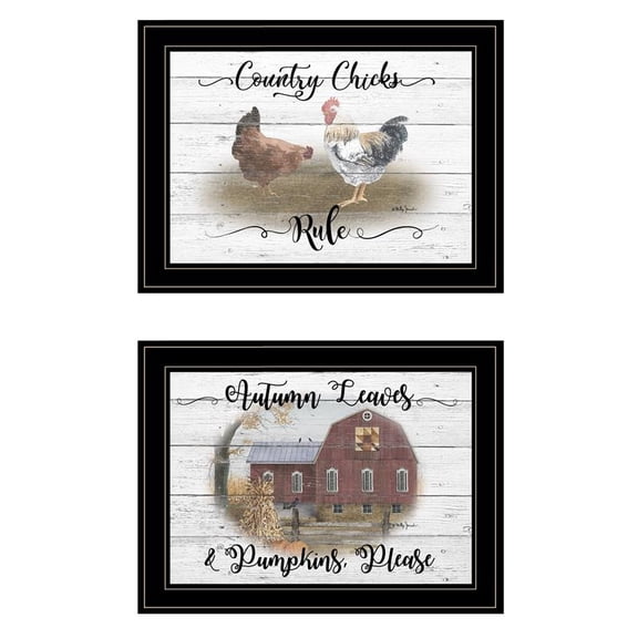 Country Living By Billy Jacobs Printed Wall Art Wood Multi-Color