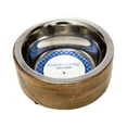 thumbnail image 1 of Country Living Stainless Steel Dog Bowl with Cylindrical Mango Wood Holder – 1pt, 1 of 7